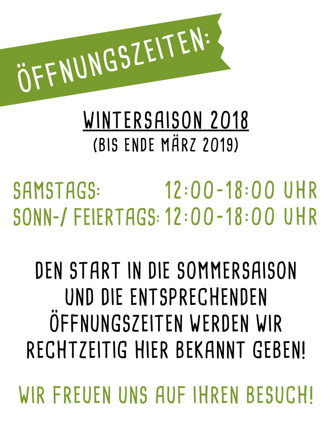 Infos_Wilhelmsteg_OeffnungszeitenWinter2018