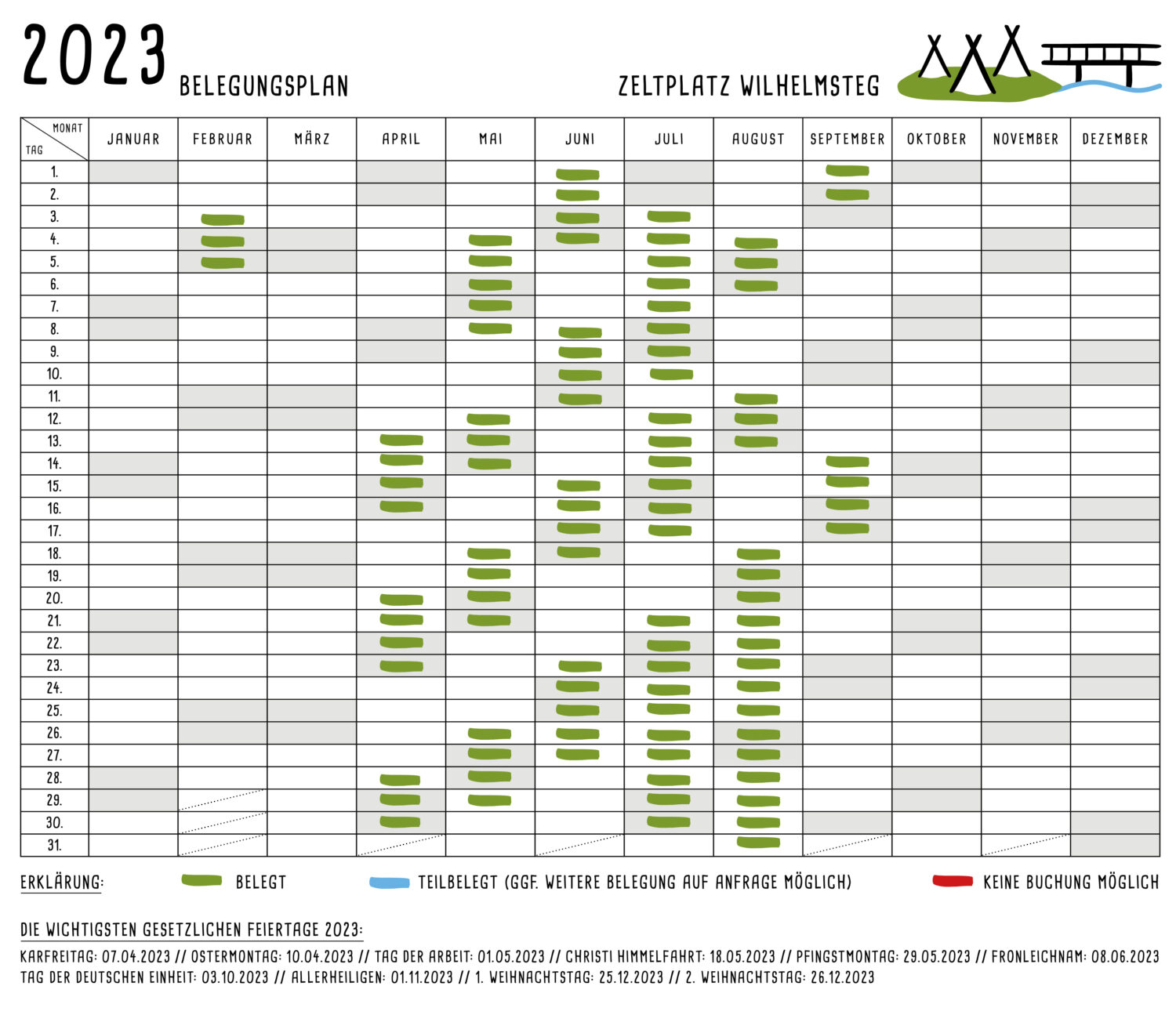 Belegungsplan-Kalender23